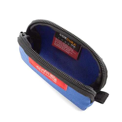 Manhattan Portage CORDURA® Coin Purse With Zipper Closure Pouch Eclectic Colors Credit Card ID Card Jewelry Keys Water Resistant Gift Everyday Carry - color: Royal Blue