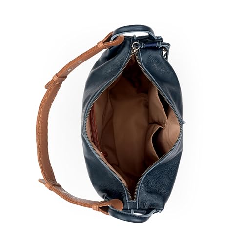 The Sak Los Feliz Hobo Purse - Premium Large Leather Women's Handbag for Everyday & Travel - Durable Purse With Zipper Pocket | Slouchy Relaxed Silhouette, Roomy Interior, Lightweight All-Day Carry, Fits Phone, Wallet & Tablet, Everyday & Travel Ready - c