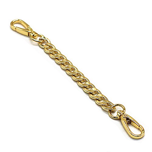 4PCS 7.9" Iron Flat Gold Purse Chain Strap Replacement for Clutch Bags - color: Gold, size: 7.9"