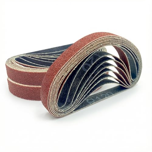 24 Pcs 120 Grit 1/2" x 12" Replacement Sharpening Belts for Work Sharp Knife & Tool Sharpeners (WSKTS/WSKTS-KT/Mk1-Mk2) - size: 1/2x12 inch, style: 120Grit 24 PCS