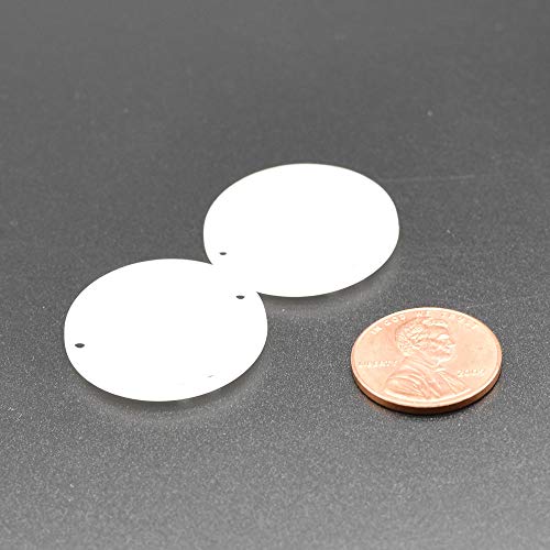 41L Magnetic Coat Buttons 26mm/1” Invisible Hidden Sewing Button Nylon with Magnets Inside for Coat Jacket Suitcase Bag Windbreaker Pajamas FBM Shipment 6pcs (26mm, White) - color: White