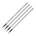 0.5MM Leather Hole Punch Tool [4PCS] - Metal Round Belt Hole Puncher Use for Leather Working & Belts & Watch Band & Paper & Plastic - [Silver Tone] Round Hollow Tools - size: 0.5mm