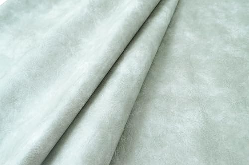 1 Yards 54" x 36" Grey Faux Leather Fabric Distressed Crazy Horse Soft Fake Leather Fabric by The Yard Grey Upholstery Vinyl for Sofa Bags Chairs Car Seats DIY Crafts - color: Grey (Crazy Horse Soft), size: 1yard (54''x36'')