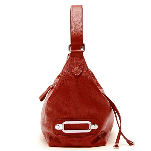 zency 6 Colors Fashion 100% Real Genuine Leather Women Shoulder Bag Handbag Lady Casual Tote - color: Brown