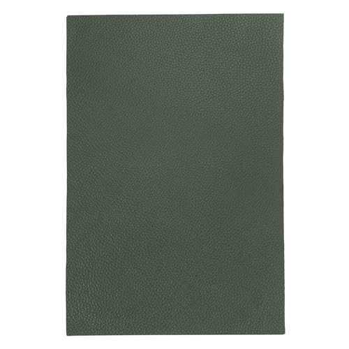 MECCANIXITY Top Grain Leather Sheet 11.8 x 7.9 Inch Natural Cow Leather 0.8mm Fabric Pieces for DIY Craft Furniture Office Belts Notebook Covers, Dark Green - color: Dark Green, size: 0.8mm