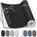 Fabric Repair Tape, Self-Adhesive Couch Patch for Furniture, Cloth | Linen, Self-adhesive, quick repair, strong stick, large size, couch repair patch, furniture repair tape, cut to size - color: Linen Black, size: 17X158 Inch
