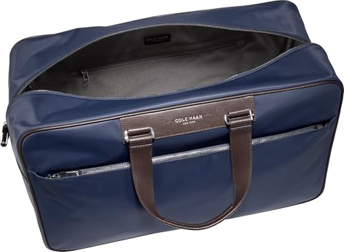 Cole Haan Men's Carson Everyday Duffel Bag, Navy Blazer/Madeira - color: Navy Blazer/Madeira