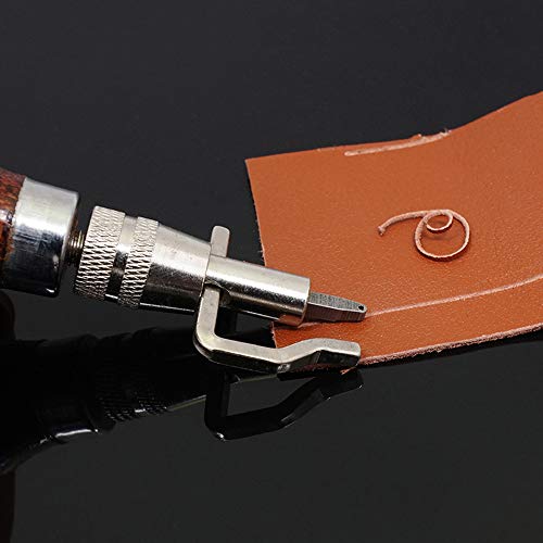 7 in 1 Adjustable Pro Stitching Groover and Creasing Edge Beveler Leathercraft Sets to Sew & Crease Leather