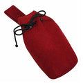 Drawstring Belt Pouch Renaissance Costume Accessories Jewelry Pouch - style: Cherry Red- 8" X 6.5"