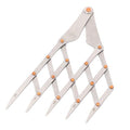Expanding Sewing Gauge, Equal Distance Leather Belt Quick Mark, Equidistant Measuring Marking Drapery Guide Ruler, Equally Spacing Isometric Divider Ruler Tool (5 Teeth Without - style: 5 Teeth Without Lock Function