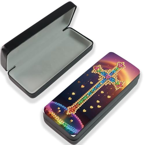 Diamond Painting Glasses Case - color: Cross 2