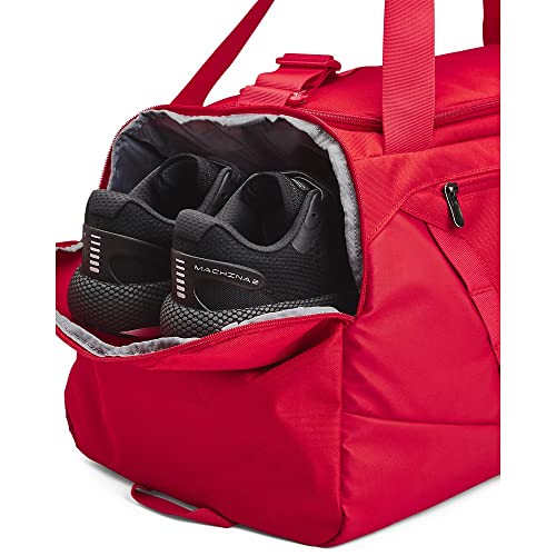 Under Armour Undeniable 5.0 Duffle - color: Red (600)/Metallic Silver, size: Medium (58L)