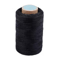 284Yards Leather Sewing Waxed Thread, 0.8mm Waxed Thread for Bookbinding | Waxed Thread for Bookbinding, Upholstery Thread Heavy Duty, Wax String for Leather Craft DIY/Bookbinding/Shoe Repairing - color: Black