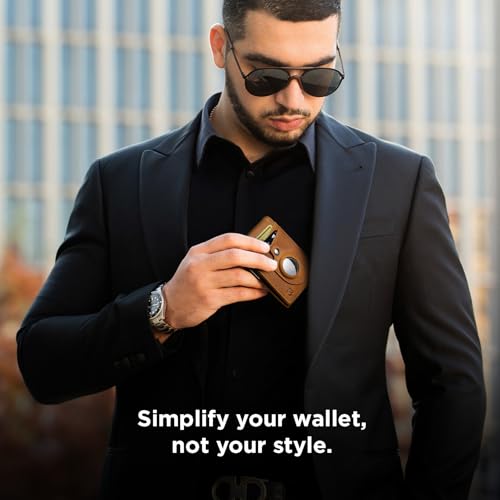 SERMAN BRANDS Money Clip Wallet - Mens Wallets slim Front Pocket RFID Blocking Card Holder Minimalist Mini Bifold - color: California Desert Transformer Air