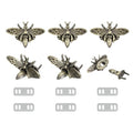 uxcell Bee Turn Lock Clasp, Zinc Alloy Closures Lock Fasteners Purse Twist Clip Clasp for Handbag Leather Bag Making - color: Bronze