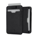 Vaultskin CHELSEA Slim Leather Card Wallet for Men, RFID (Matt Black) - color: Matt Black