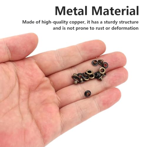 420 PCS Eyelet Grommet Set Handwork Tools, 3mm Grommets and Eyelets Kit with 3 PCS Handwork Leather Craft Clothes Sewing Accessories