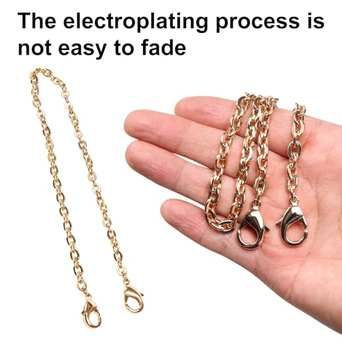 Bag Chain Strap for Handbag Replacement,Gold Purse Chain Accessories Shoulder Straps Crossbody - color: Style-1-90cm