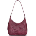 BELTANA Shoulder Bag for Women, Small Vegan Leather Butterfly Hobo Purse | Crescent Shoulder Purse, Top Handle Design, Lightweight, Underarm Style, Daily Travel & Shopping, Gift Choice - color: Red