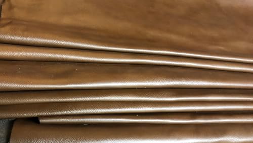 Reed Leather Hides - Cow Skins (8 inches X 11 Inches, Antique Brown) | Arts and Crafts - color: Antique Brown, size: 0.6 Square Foot