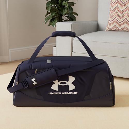 Under Armour Undeniable 5.0 Duffle - color: Midnight Navy (410)/Metallic Silver, size: Medium (58L)