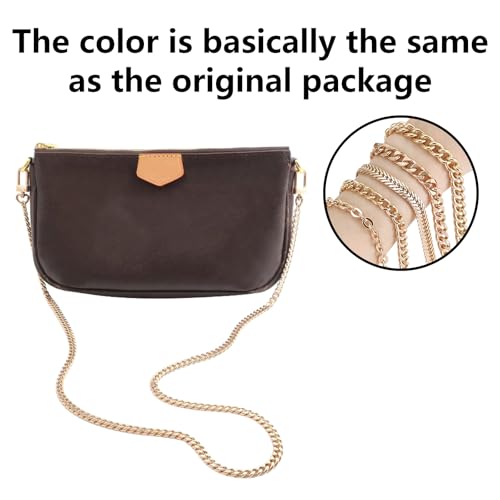 Bag Chain Strap for Handbag Replacement,Gold Purse Chain Accessories Shoulder Straps Crossbody - color: Style-2-90cm