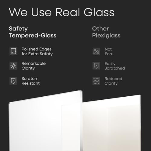 Homeforia 4x9 Black Business License Frame, High-End Metal, Glass | High End Aluminum, Tempered Glass, 4x9 Edge-to-Edge Display 9x4, Wall Kit, Set Of 1 - color: Carbon Black, size: 4x9 | License