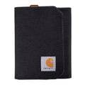 Carhartt Nylon Duck Trifold Wallet Black | Mens 700D, Wallets, RFID-Blocking with, and Front Pocket Options - color: Black (Trifold)