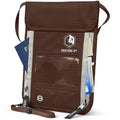 VENTURE 4TH Travel Neck Wallet, RFID Blocking Passport Holder - Brown - color: Brown