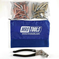 25 1/8 and 25 3/16 Cleco Fasteners + Cleco Pliers + Mesh Carry Bag - Cleco Fasteners Kit (K4S50-1)
