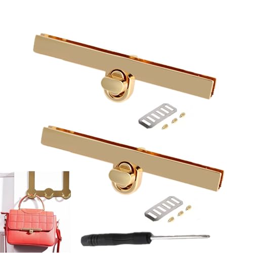 ArrErr 2 Pack Clutch Purses Turn Lock Clasp Purse Closure Twist Locks Fasteners Hardware Clip Buckles for Evening Bag Women Ladies Sparkling Party Handbag Wedding Bag Evening Clutch Bags Party Purses