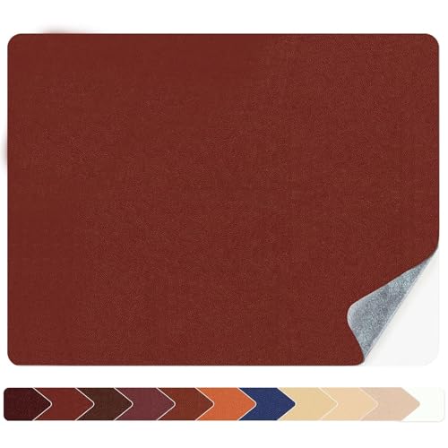 Numola Leather Repair Patch, 8×11 Inch Self-Adhesive Dark Red | Vinyl Repair Tape; Fixes Scratches, Holes, And Tears; Ideal For Couch, Car Seat, Sofa, Chair, Diy Upholstery; First-Aid - color: Dark Red, size: 8×11inch