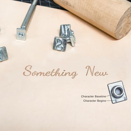 Realeather 1/2" Script Uppercase Alphabet Set