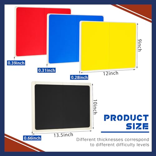 Jecery Rebreakable Punching Board Rebreakable Boards Martial Arts Taekwondo Karate Ninja Training Practice EVA Boxing Equipment Karate Breaking Board for Adults Equipment Gifts
