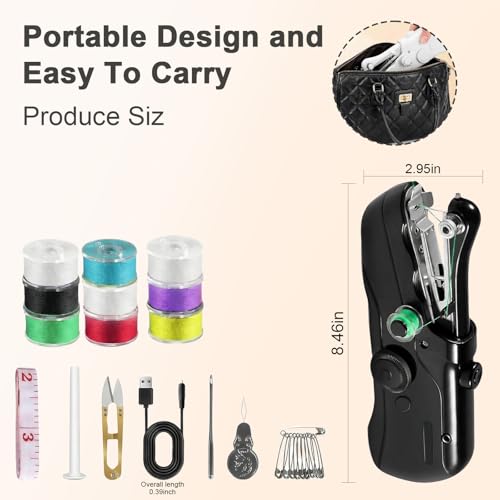 Handheld Sewing Machine for Adults Mini Portable Sewing Machine Beginners