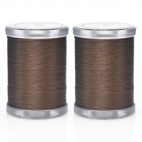Selric 300Yards Extra Strong Bonded Nylon Thread for Leather Sewing-Chocolate Brown - color: Chocolate Brown