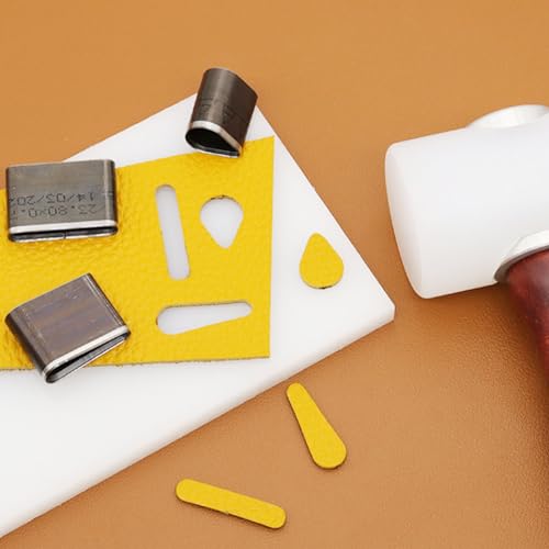 56 Pcs Multiple Shapes Hollow Punch Cutter Tool, 55 Pcs Hole Punch Tool with Perforated Matting, DIY Leather Crafting Tools - style: 56PCS