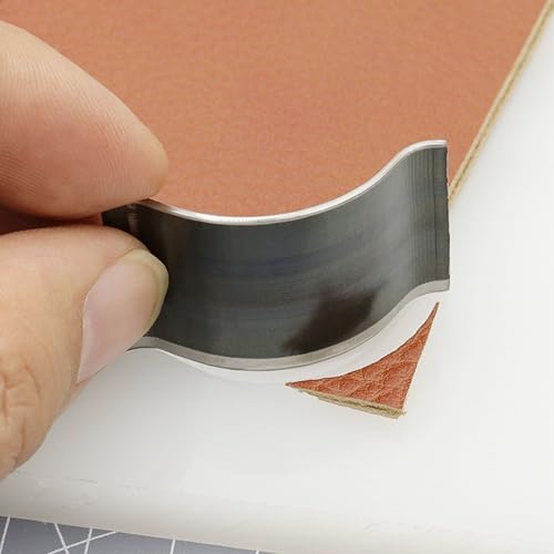 11 PCS Leather Punch Tools, 10 PCS Leather Corner Edge Punch Tool with Perforated Matting, Leather Craft DIY Tool Set, Leather Hole Punch Set for DIY Leather Crafts - style: 11PCS