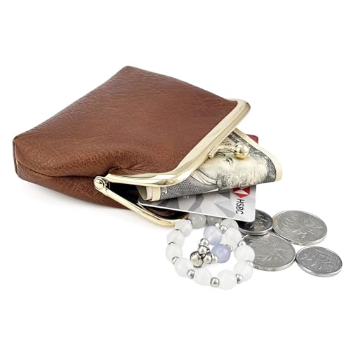 Cute Floral Buckle Coin Purses Vintage Pouch Kiss-lock Change Purse Wallets… - color: 40