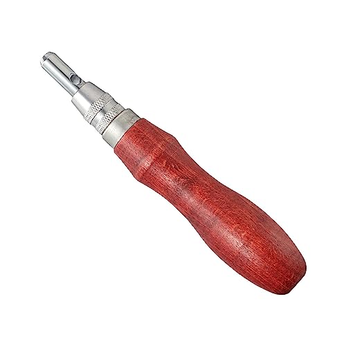 7 in 1 Set Pro Adjustable Leather Stitching Groover,Crease Edge Beveler and Stitching Groover Kits for Leathercraft Sewing and Creasing DIY Leathercraft Working Tools