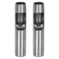 HARFINGTON 2pcs Hollow Punch for Leather 17mm Round Hole Punch Tool for Belt Puncher Carbon Steel Single Punch for Watch Belt Cut Leather Craft Rubber Paper Fabric Plastic Soft Material - size: 17mm