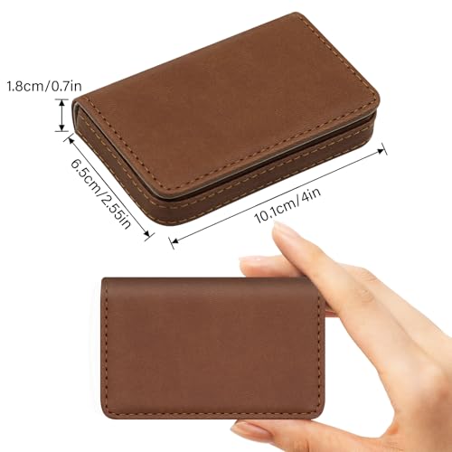 RFID Blocking Wallet - Minimalist Leather Business Credit Card Holder (A52-20) - color: A52-20