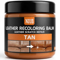 Leather Recoloring Balm, Leather Color Restorer, Tan - color: Tan