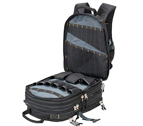 Custom Leathercraft1132 75-Pocket Tool Backpack - style: 75 Pocket Tool Backpack