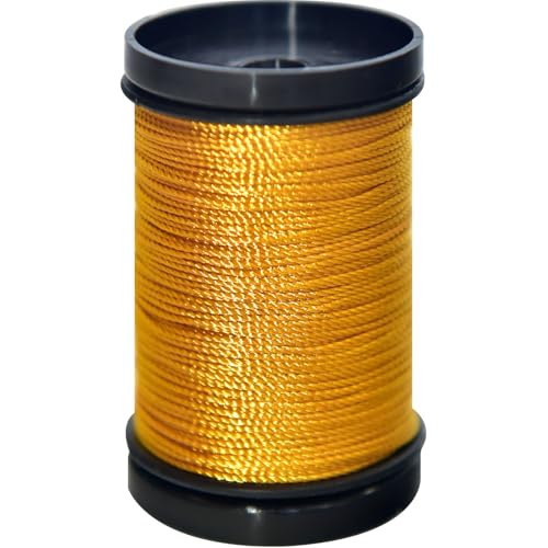 30 Yards Heavy Duty Extra Strong Upholstery Nylon Sewing Thread for Machine, Home, Hand, Craft, and Denim Leather，Color：Gold - color: Gold