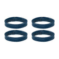 HARFINGTON Leather Watch Band Loops Replacement Watch Strap Holder Retainer Wristwatch Strap Fastener Rings for Wristband - color: Blue, size: 18mm