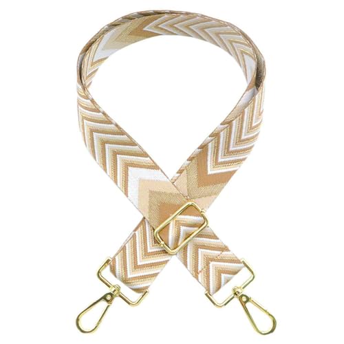Adjustable Brown Purse Strap - 1.5" Wide Handbags, Camera, Guitar, Phone & Crossbody Bag Replacement Shoulder Straps(Gold Hardware) - color: Purse Strap-Gold hook-T509