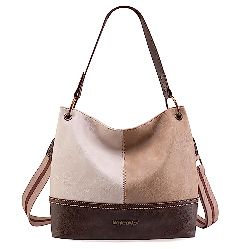 Purses for Women Hobo Bags Slouchy Shoulder Bag Tote Handbags | Stylish for Everyday Use, Zip-top Closure, Back Anti-theft Pocket, 3 Inner Pockets, Comfortable Wide Strap for Dating Errands - color: Crossbody-beige