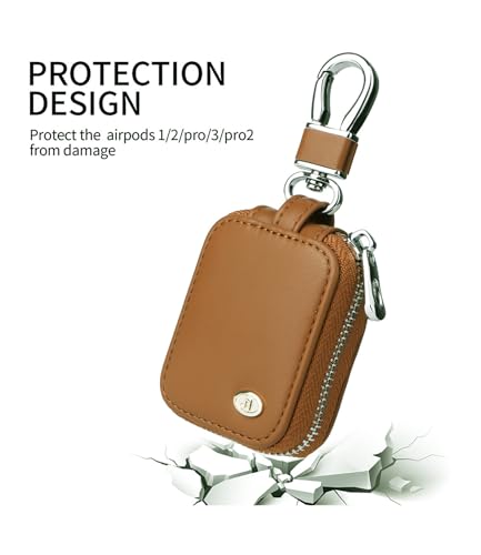 Earbud Case, Headphone Storage Case with Keychain EB-1Pcs Black - color: Black
