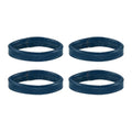 HARFINGTON Leather Watch Band Loops Replacement Watch Strap Holder Retainer Wristwatch Strap Fastener Rings for Wristband - color: Blue, size: 22mm
